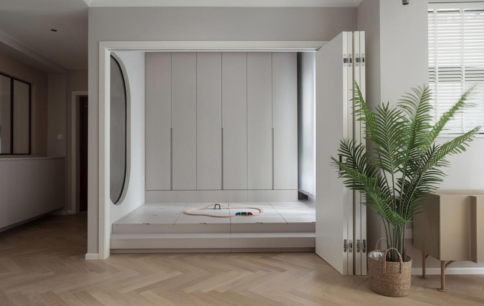 她115㎡家，堪称“横厅改造模板”，只是换个思路，立马通透多了