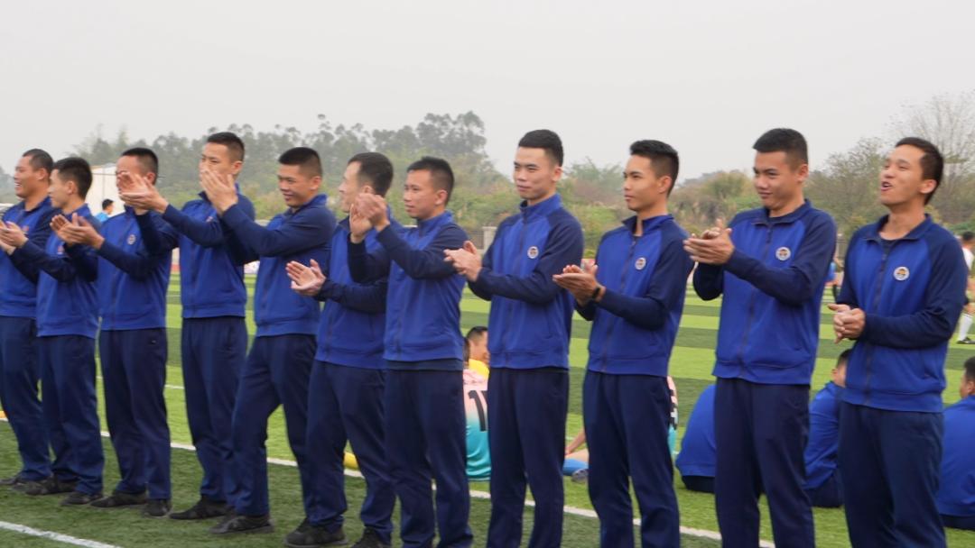 玉林支队2023年“玉林火焰蓝”足球联赛揭幕开赛