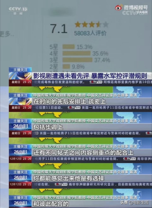 央视曝光水军控评“潜规则”，《风起洛阳》《谁是凶手》被点名