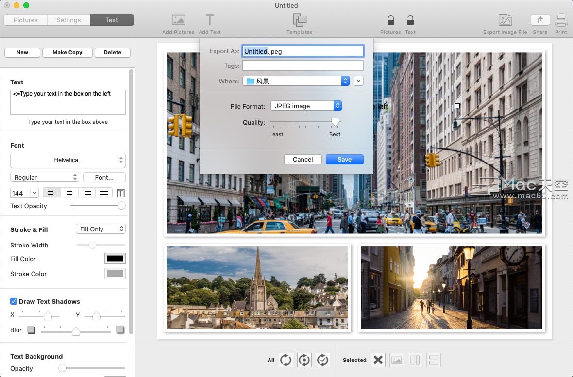 照片拼贴工具：TurboCollage for Mac