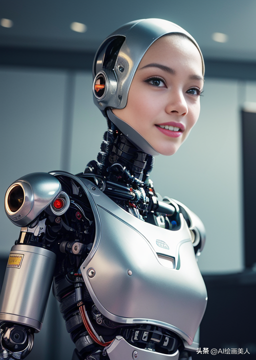 ai温柔型美女机器人展示技术和女性之美