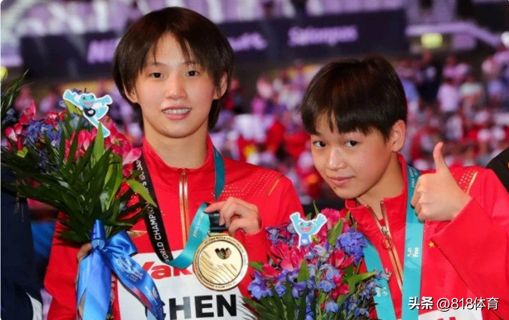 世界杯最强双冠王（全红婵输了!陈芋汐领先19分世界杯夺双冠王,各拿5个10分神仙打架）