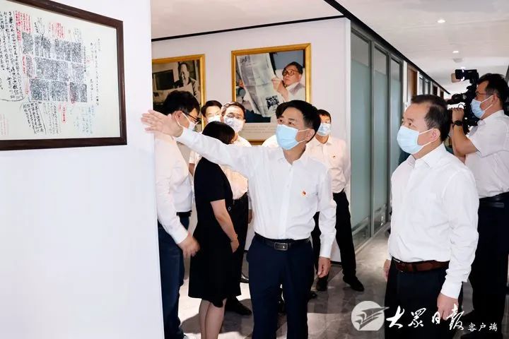 李干杰走访调研中央驻鲁媒体和省主要新闻单位时强调：坚持守正创新提升传播能力 为强省建设营造良好舆论氛围