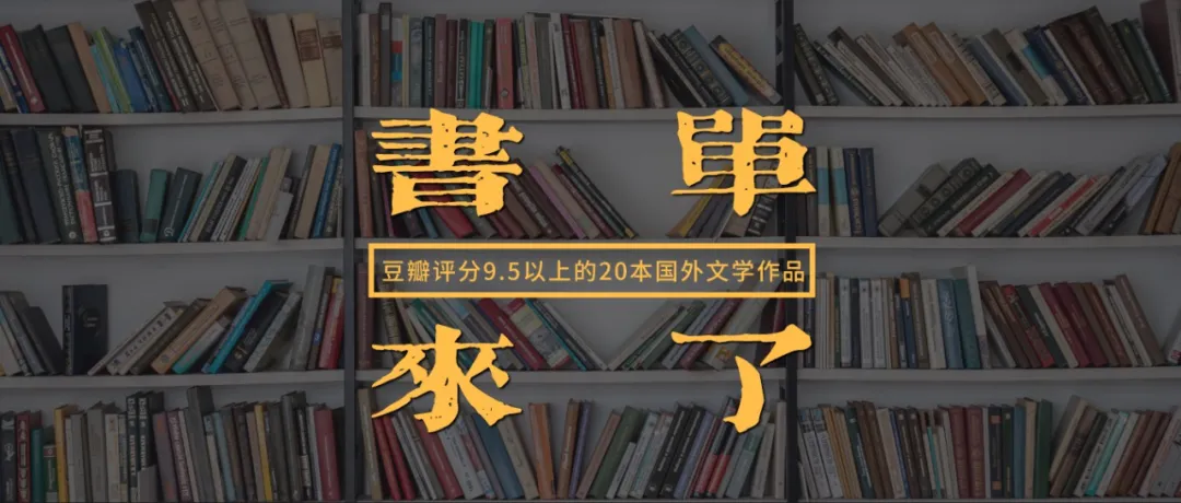 豆瓣评分9.5分以上的20本国外文学作品，每一部都震撼灵魂