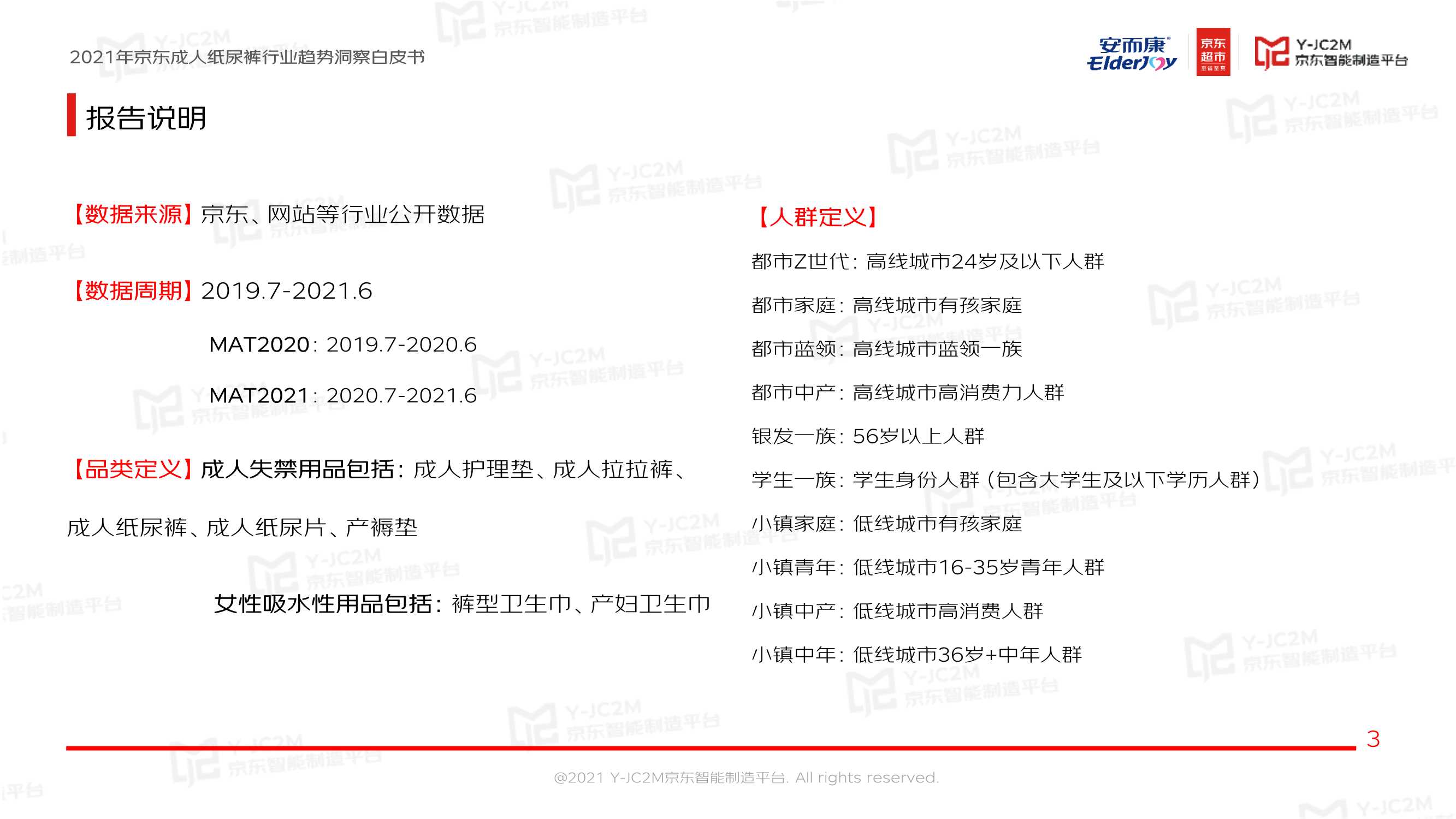恒安集团安而康X京东《2021京东成人纸尿裤行业趋势洞察白皮书》