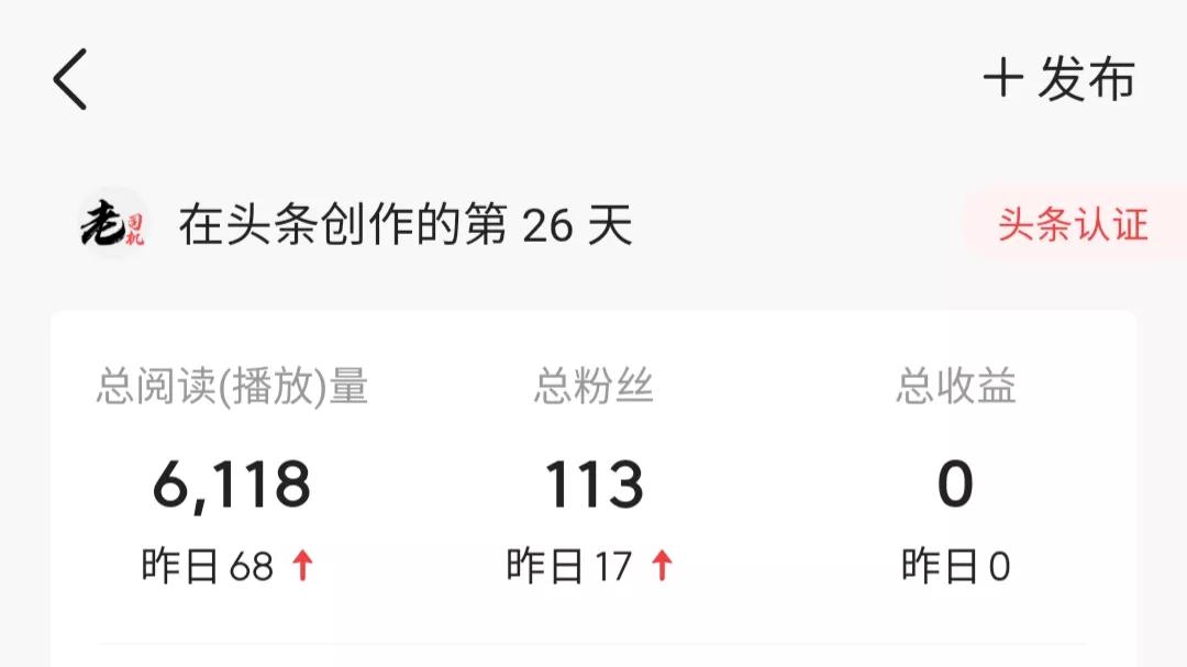 26天小白涨粉100的分享