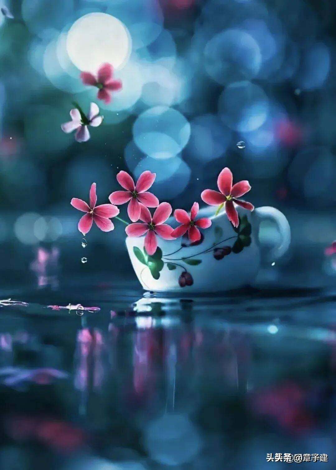 一组现代诗 |《语飞花》《倒影》《希冀》《夏》