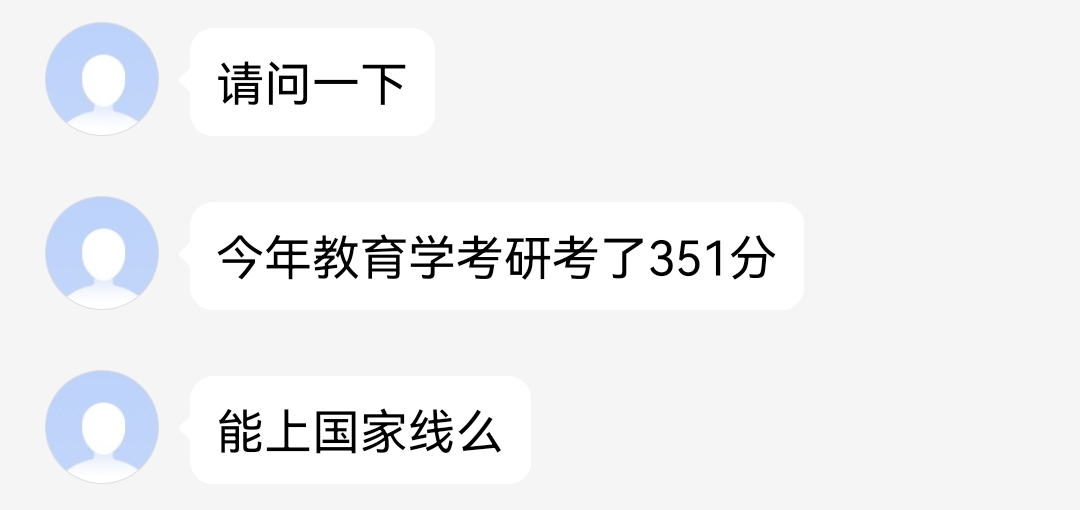 教育学考研，总分只有351分，能过2022年国家线吗？