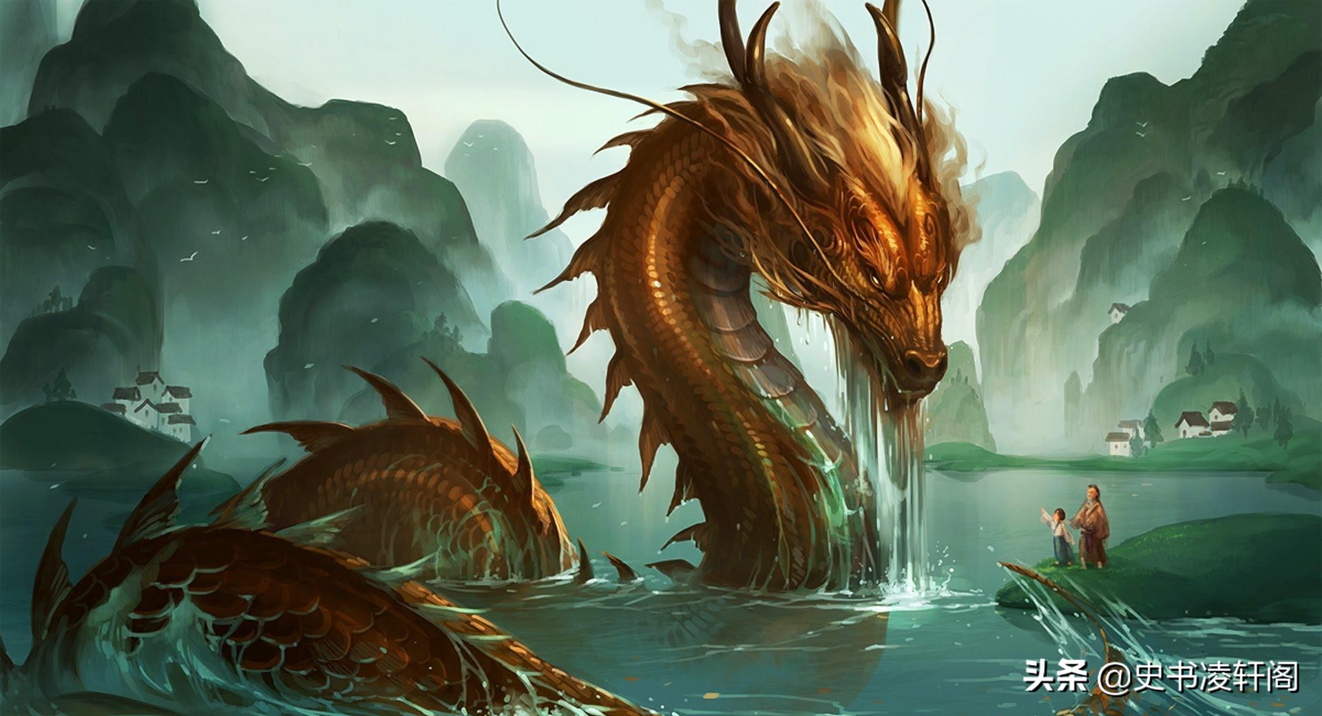 网络十大神神兽大全(上古神话中的七大妖龙,其中一条有盘古血脉,有