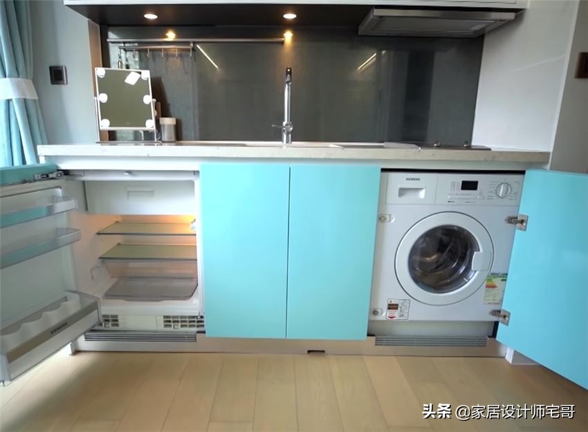 90后香港女孩不到9㎡的蜗居，塞下了所有的功能区，网友：太逼仄