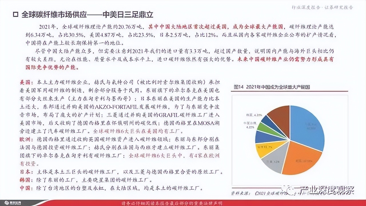 碳纖維行業(yè)深度報告：風(fēng)電拉動碳纖維需求，大絲束產(chǎn)品空間廣闊