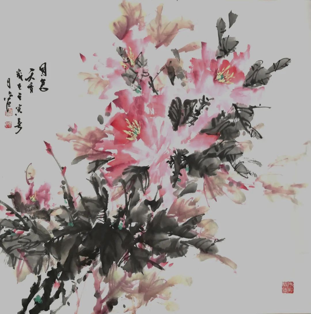 杨磊磊 国画牡丹作品赏析