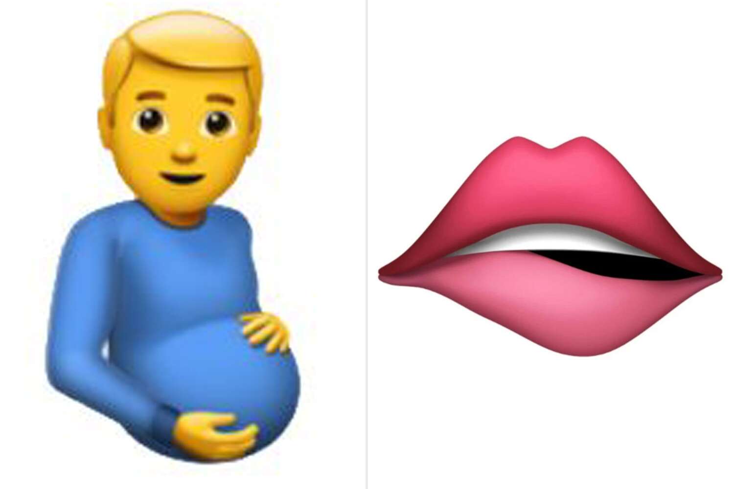 iPhone 新增 37 种新表情符号，其中男人孕妇和咬嘴唇惹争议