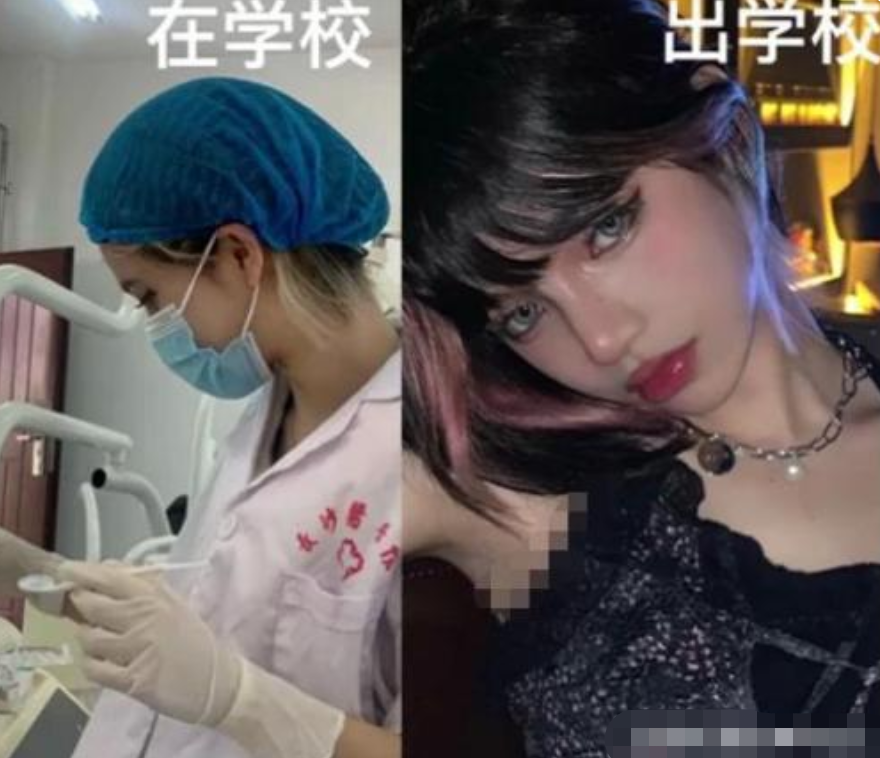 大学生“校内VS校外”走红，前后好似“换头”，男生比女生还惊艳