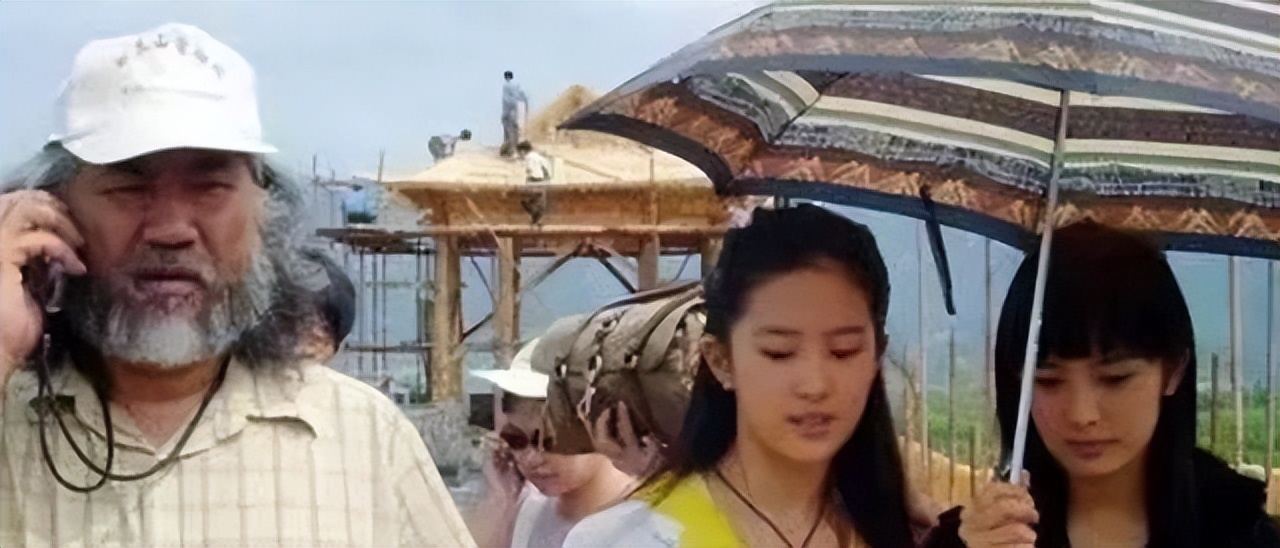17年前，有谁注意到刘亦菲身后打伞的小女孩，现在火得一塌糊涂