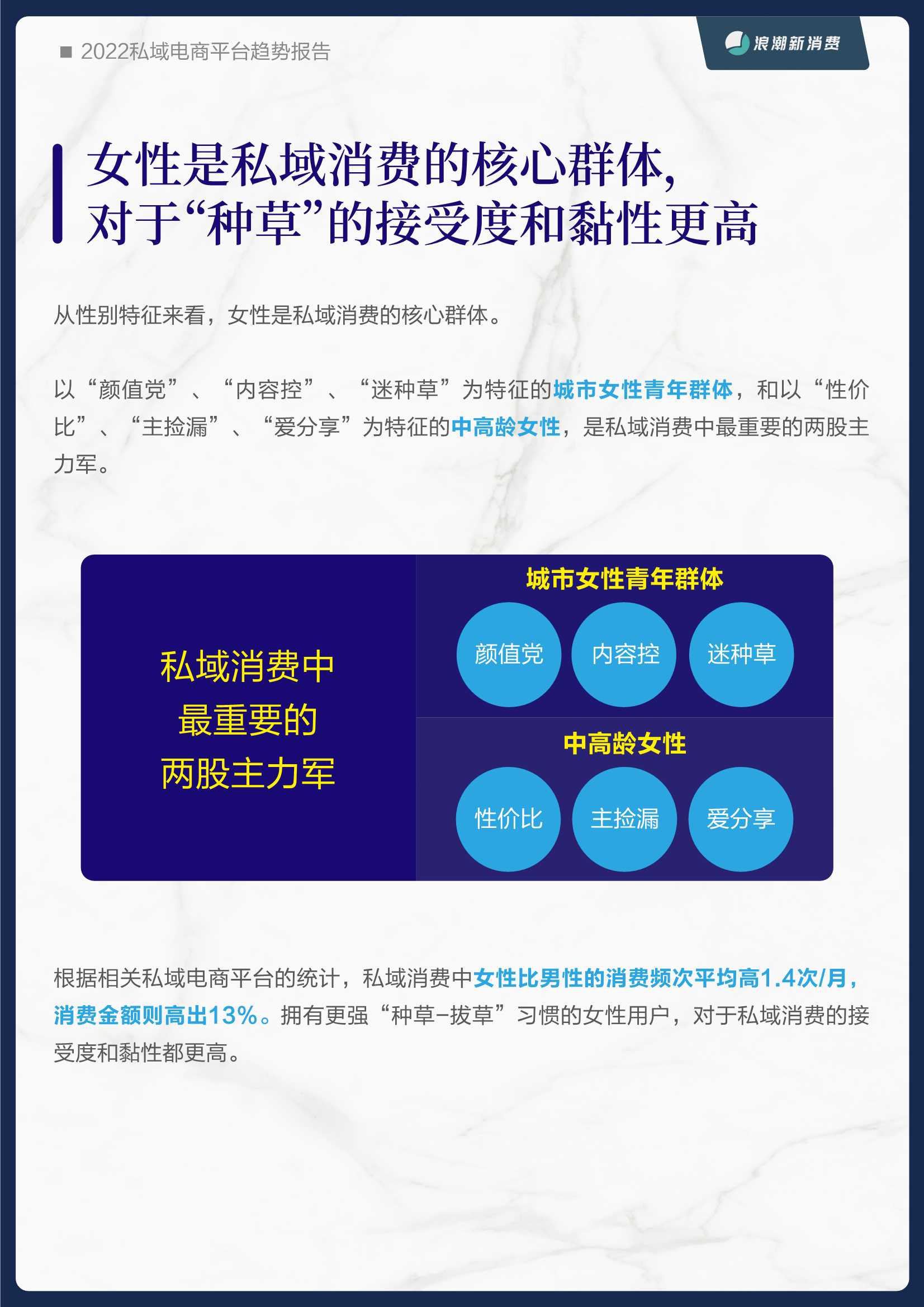 2022私域电商平台趋势报告（浪潮新消费）