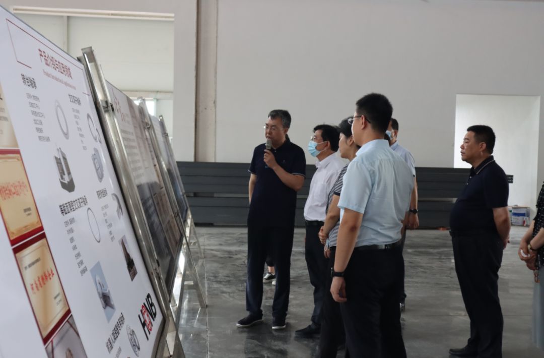 洛阳市长徐衣显一行莅临鸿元轴承新厂项目建设现场考察