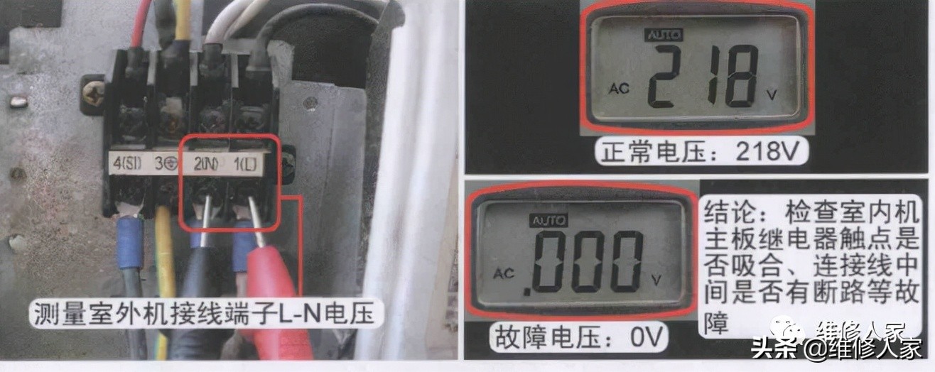 变频空调通信电压分析与检修流程