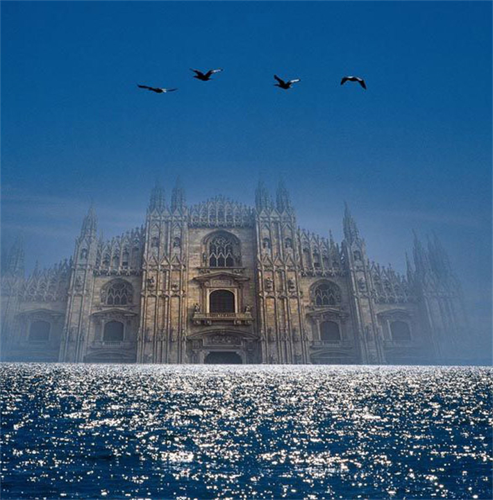 海市蜃楼图片仙女下凡(宛若天宫!