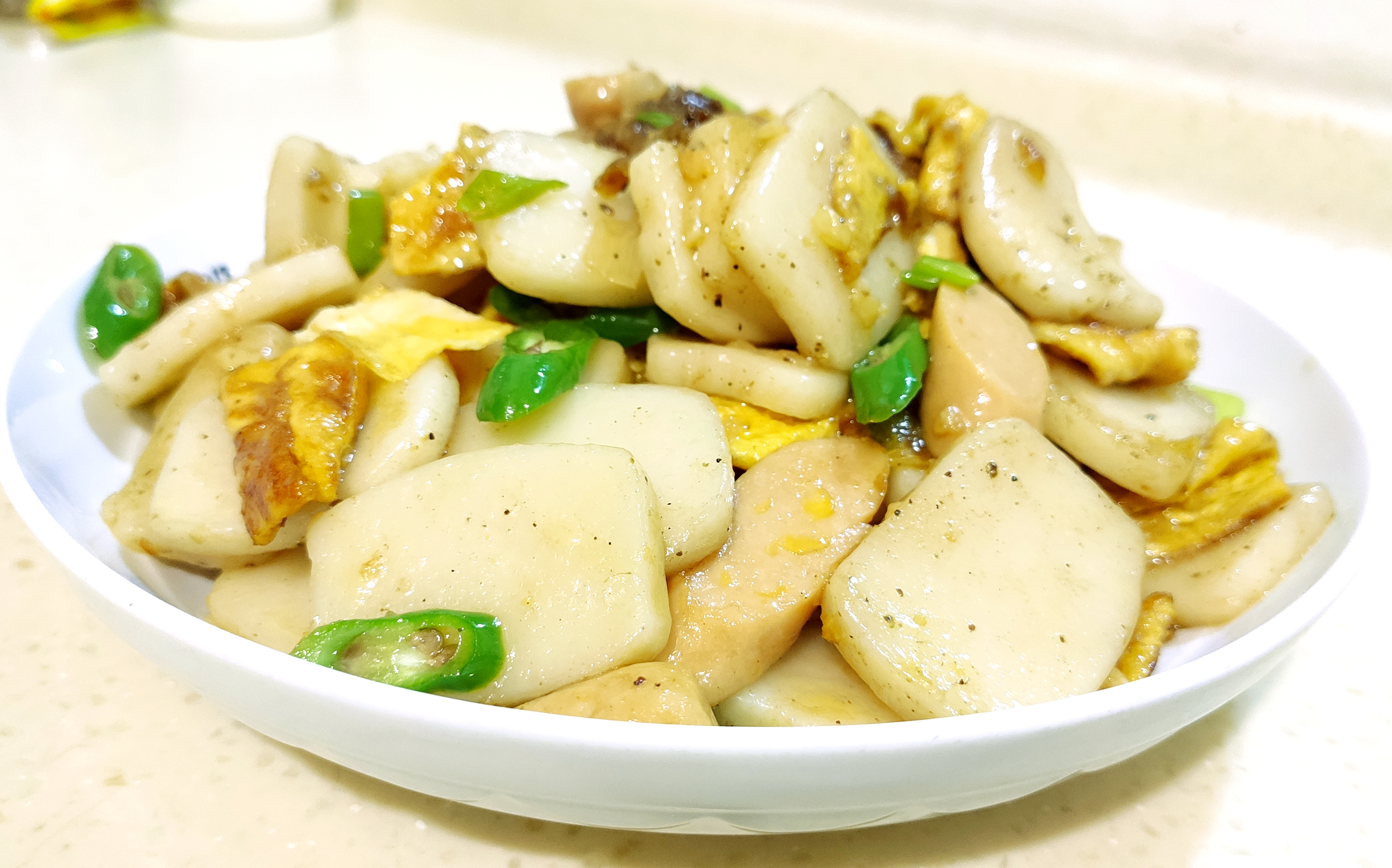 圖片[1]-【 炒年糕】做法步驟圖 軟糯入味還不粘鍋-起舞食譜網