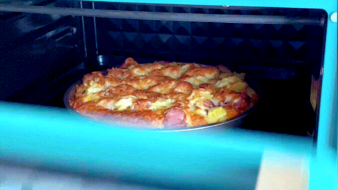 烤箱做披萨（披萨怎么做家庭做法电饼铛）