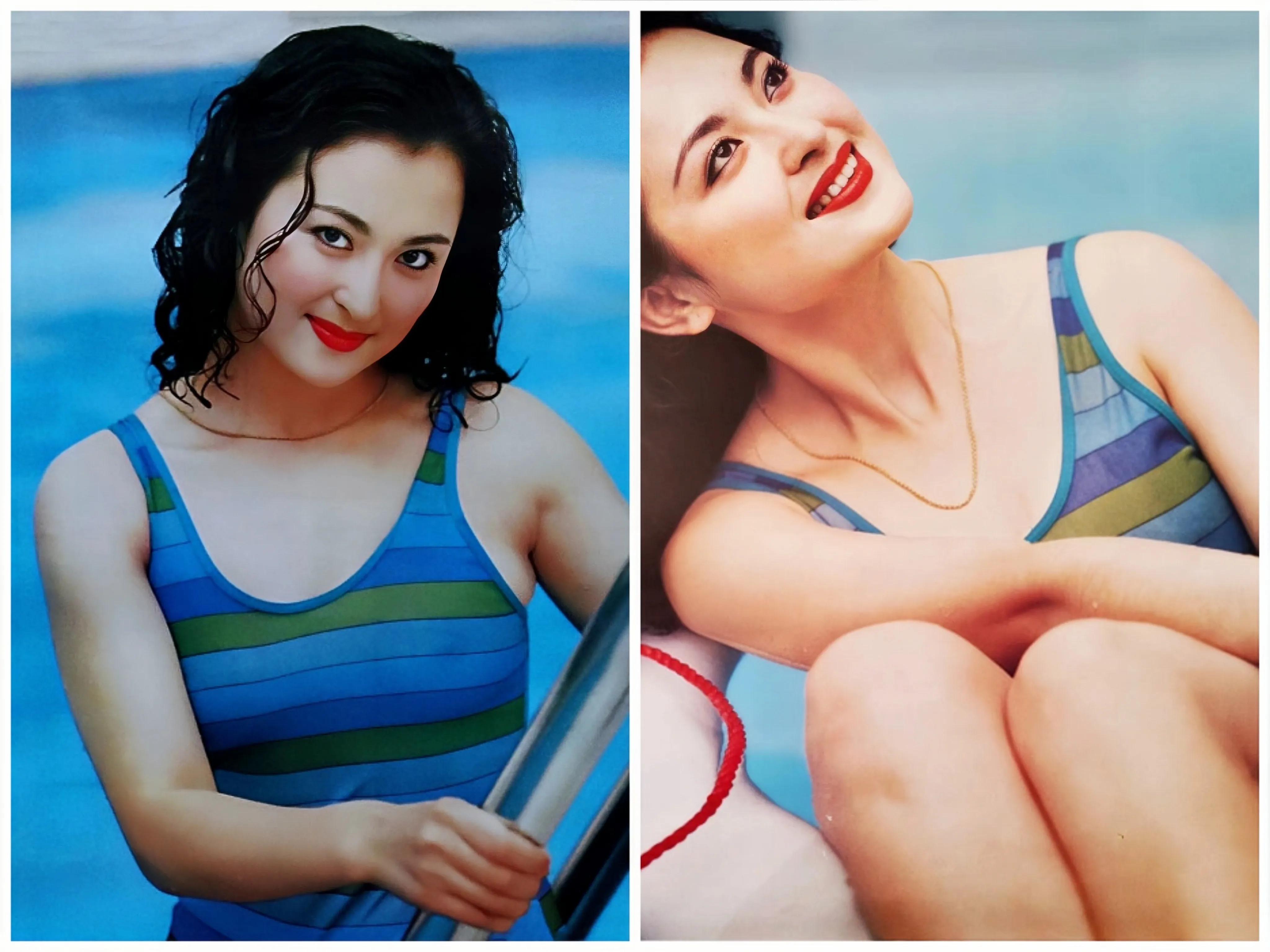 一些商家还是愿意出大价钱邀请当红女星来拍摄泳装挂历的.