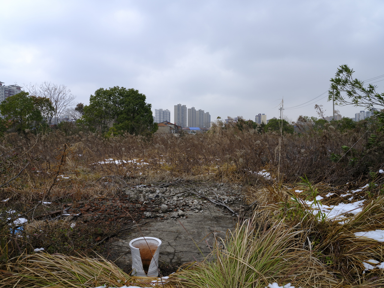 武汉市汉南化工总厂拆除后的影像