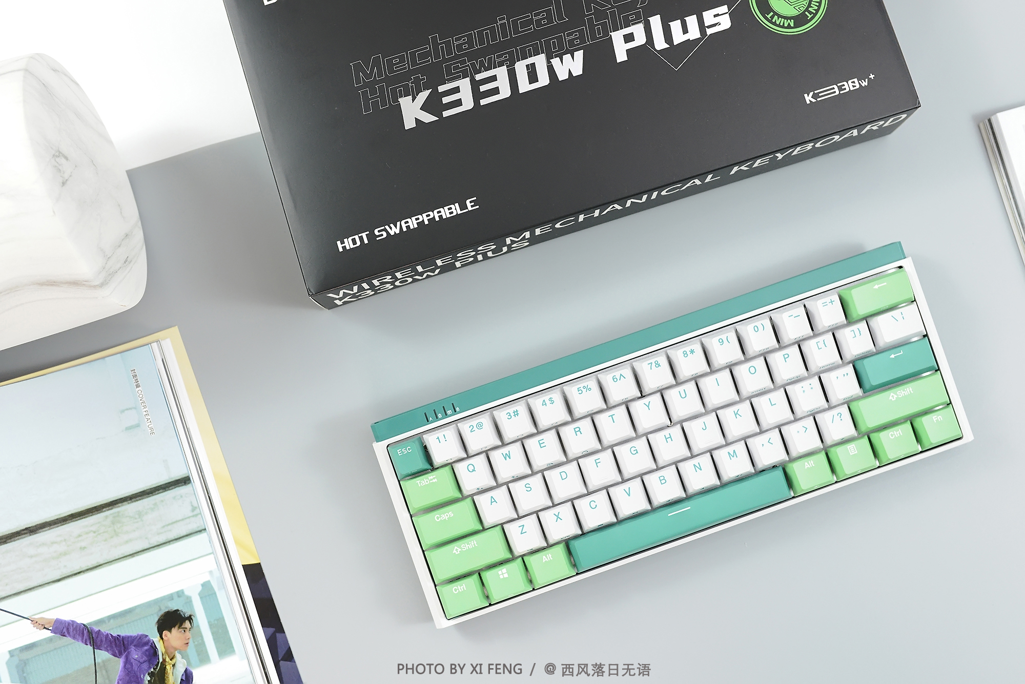 老男孩的快乐，就是这么简单：杜伽K330W Plus，客制化键盘美滋滋