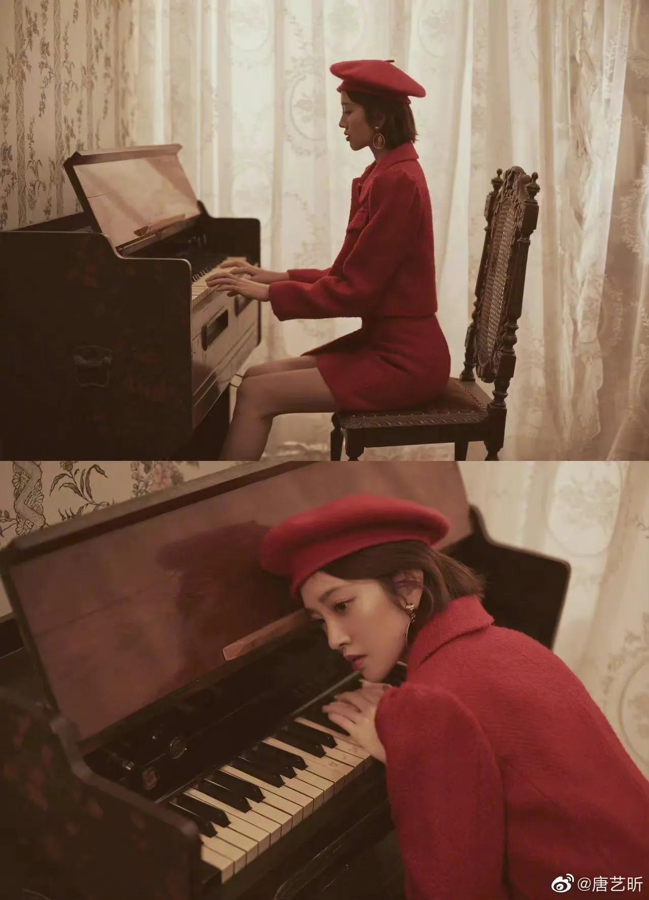 孙怡、赵丽颖红色礼服状态迥异，有没有爱情的滋润肉眼可见