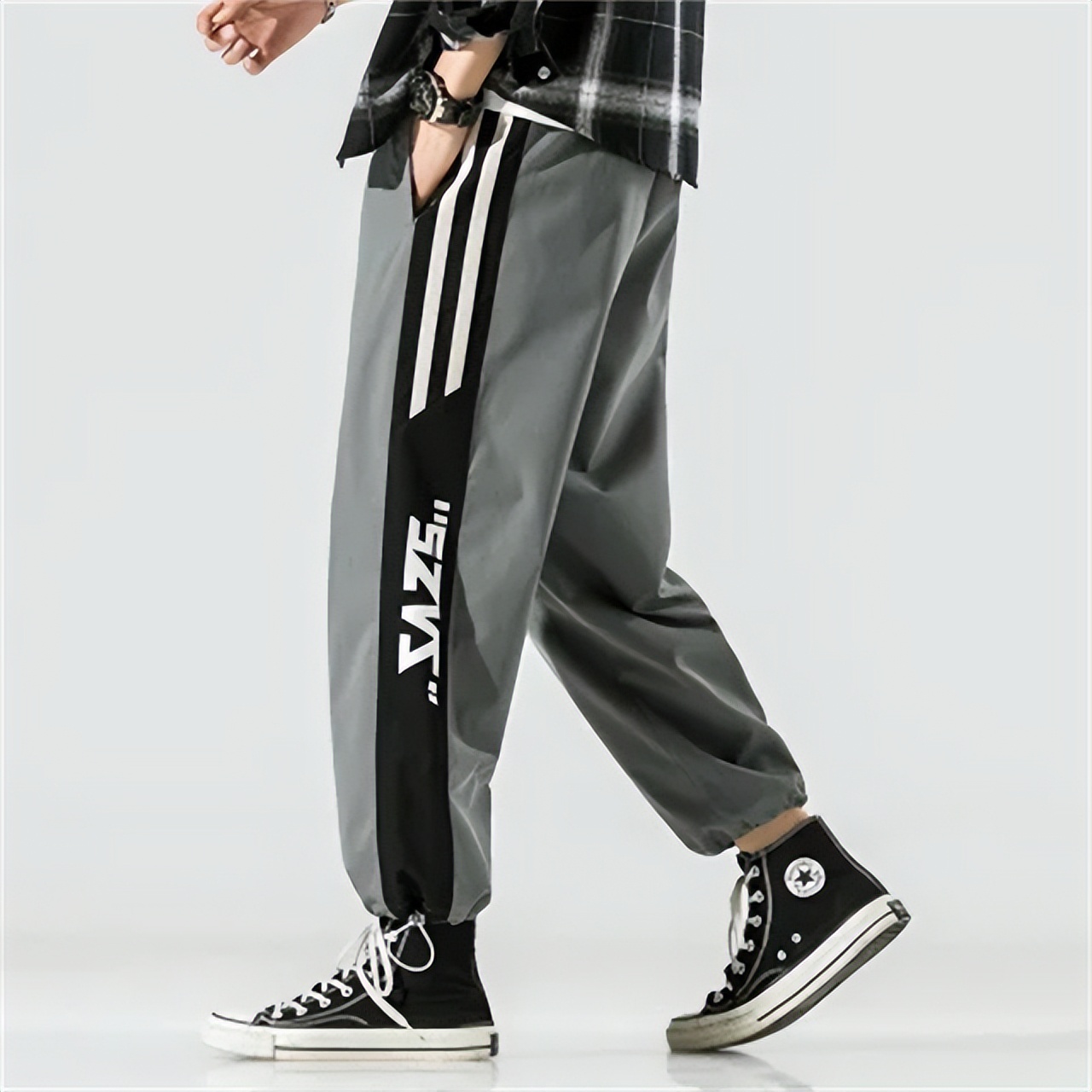 高帮帆布鞋怎么搭配显高显瘦又时尚