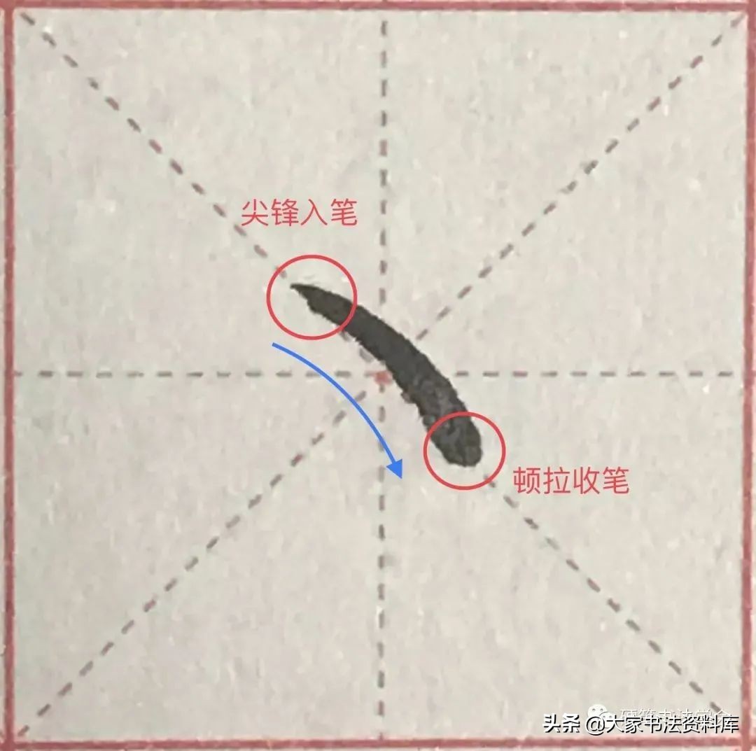 干货：深度解析36个基本笔画的写法 | 超清大图图解教程