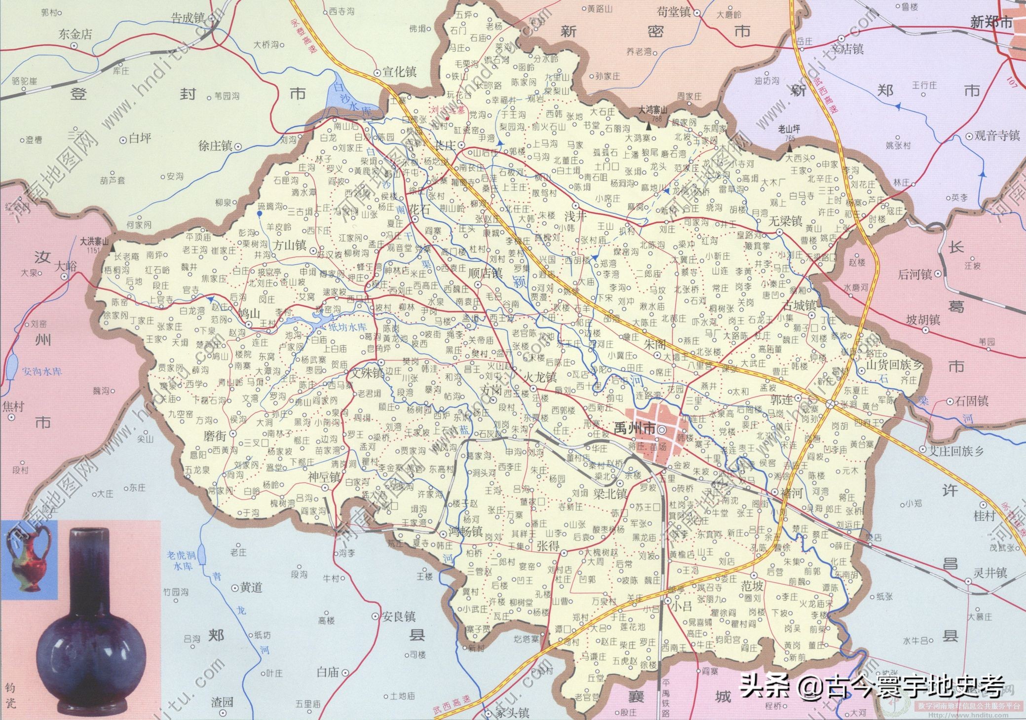 陕州区,渑池县,义马市商丘市政区图商丘市政区图