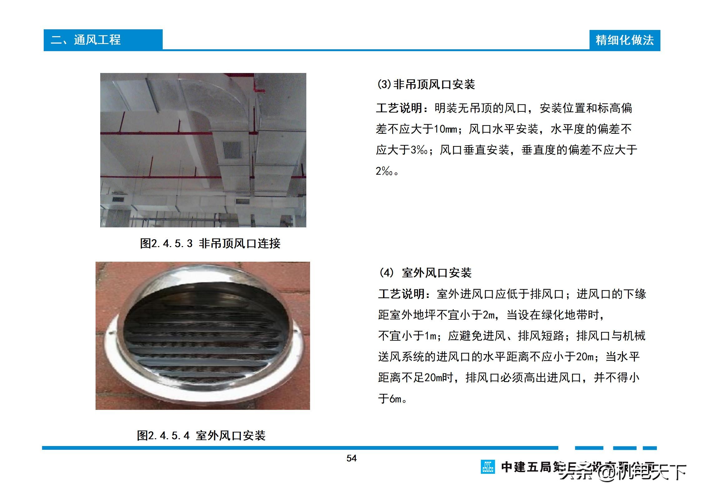 关注送｜中建机电工程实体质量精细化图集