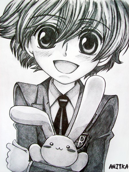 美丽的动漫图片素描(60张)