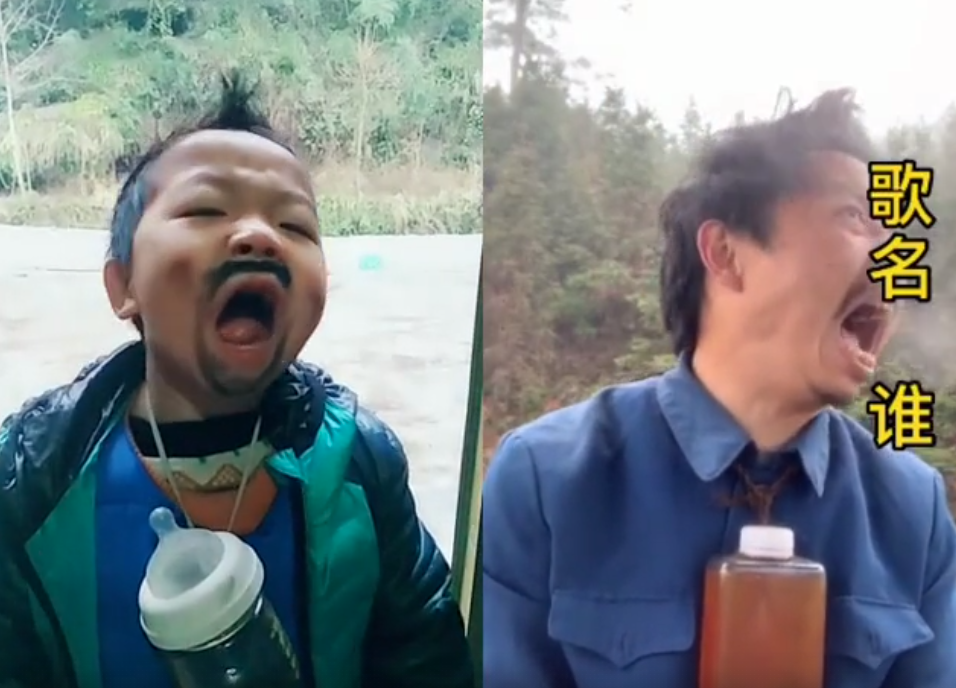 “未来歌神”：6岁农村萌娃“戏精附体”，靠模仿对口型唱歌走红