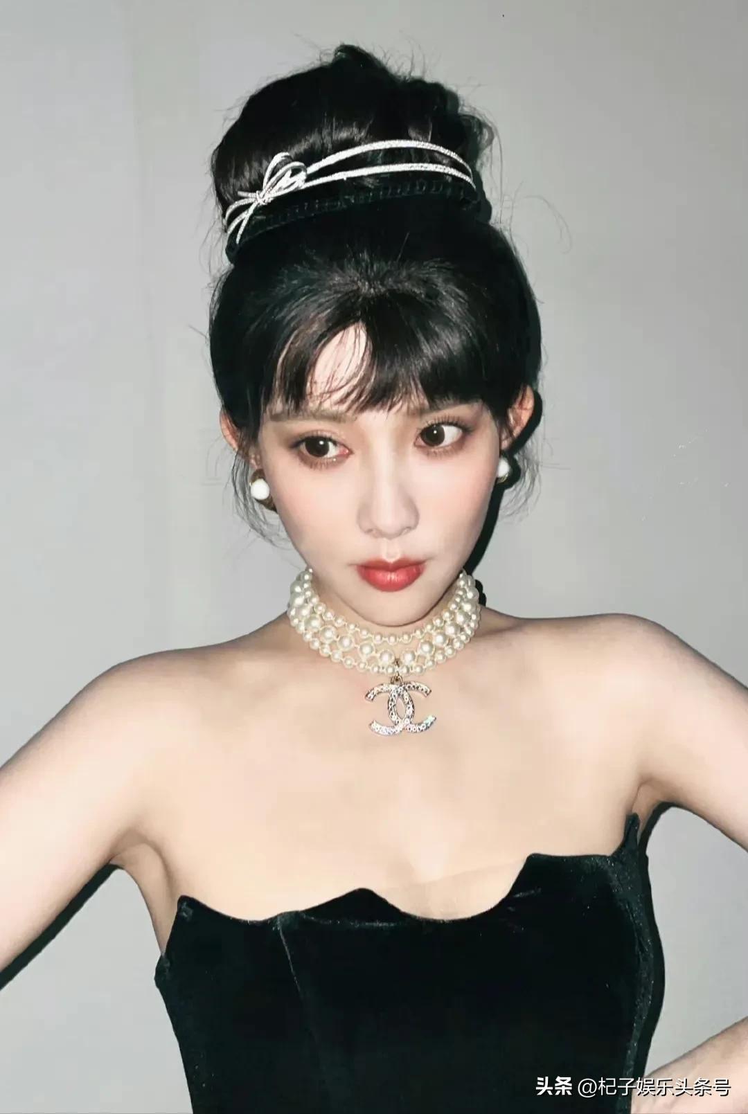 孟子义赫本造型来袭，对比鞠婧祎、钟楚曦的赫本造型，差别出来了