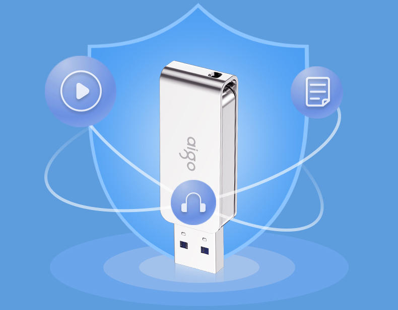 不怕丢失的U盘，阿里云6TB云存储，aigo U330双重安全保障