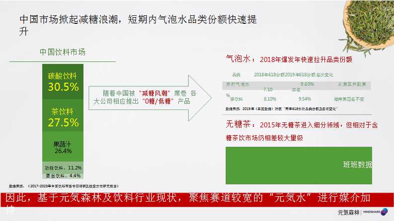 元气森林森林媒介投资规划PPT「食品饮料」「种草带货」