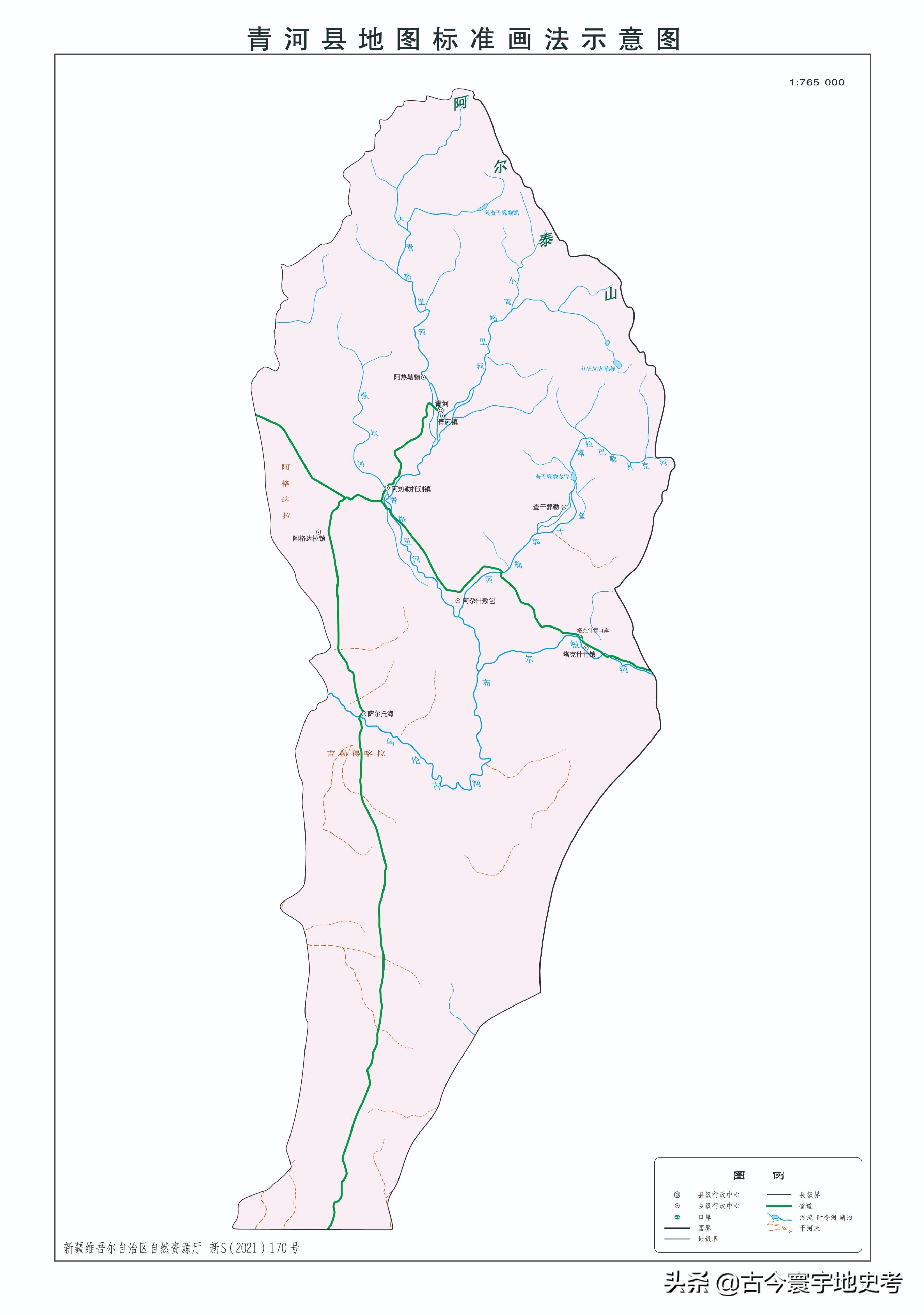 新疆维吾尔自治区各地市州、县地图