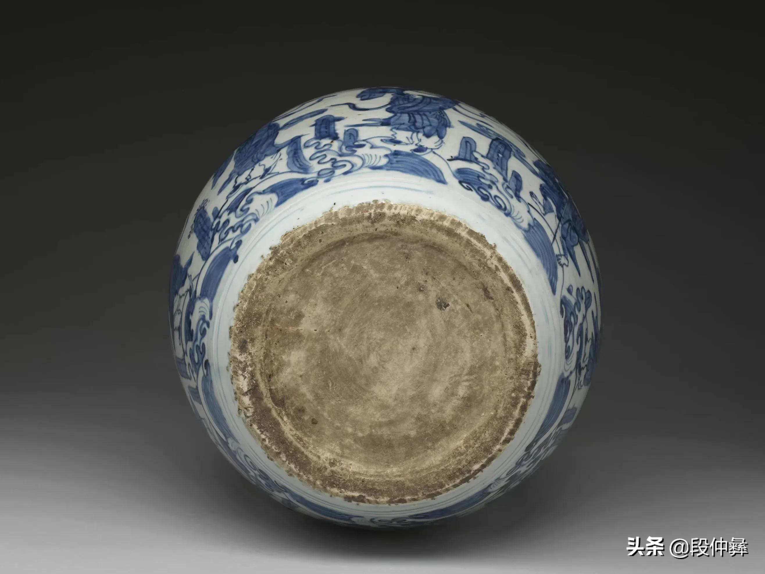 明 万历 青花八仙祝寿葫芦瓶