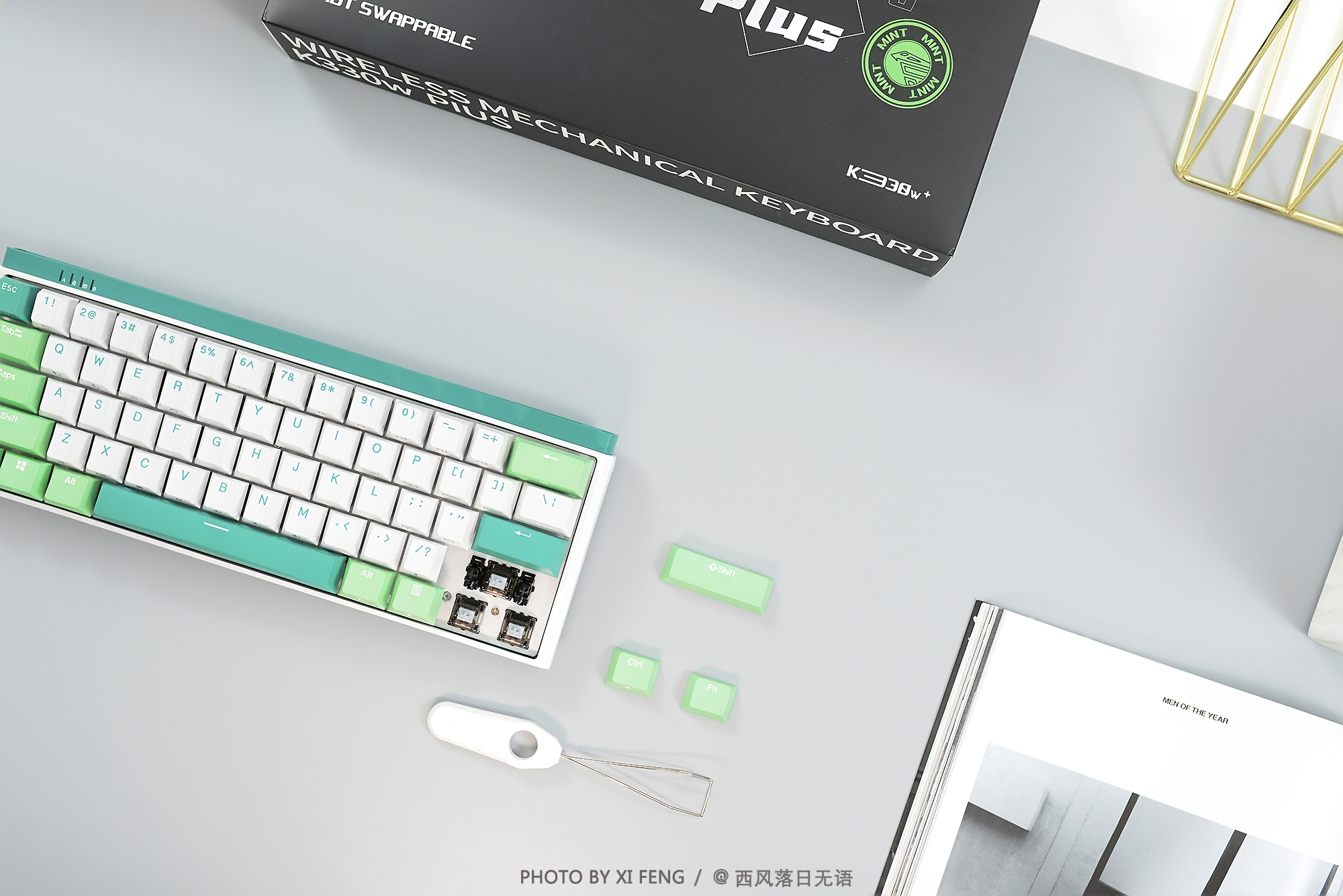 老男孩的快乐，就是这么简单：杜伽K330W Plus，客制化键盘美滋滋