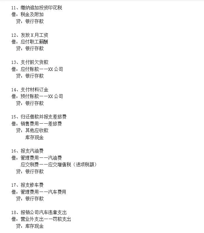 新手必备！最全会计分录的方法与步骤