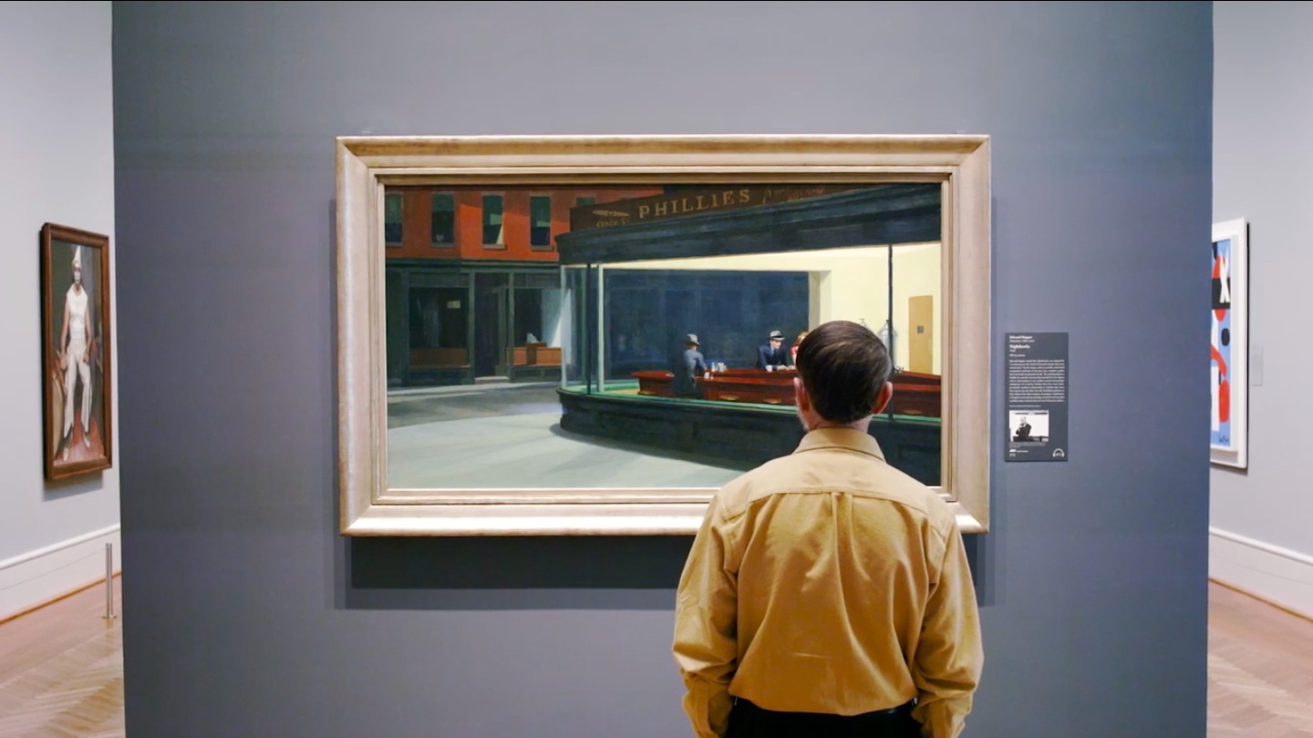 夜游者油画鉴赏(爱德华霍普夜游者超清油画)_04447排行网