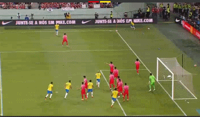 韩国巴西热身赛（热身赛-内马尔点射双响库鸟破门，门框多次救险难阻韩国1-5巴西）