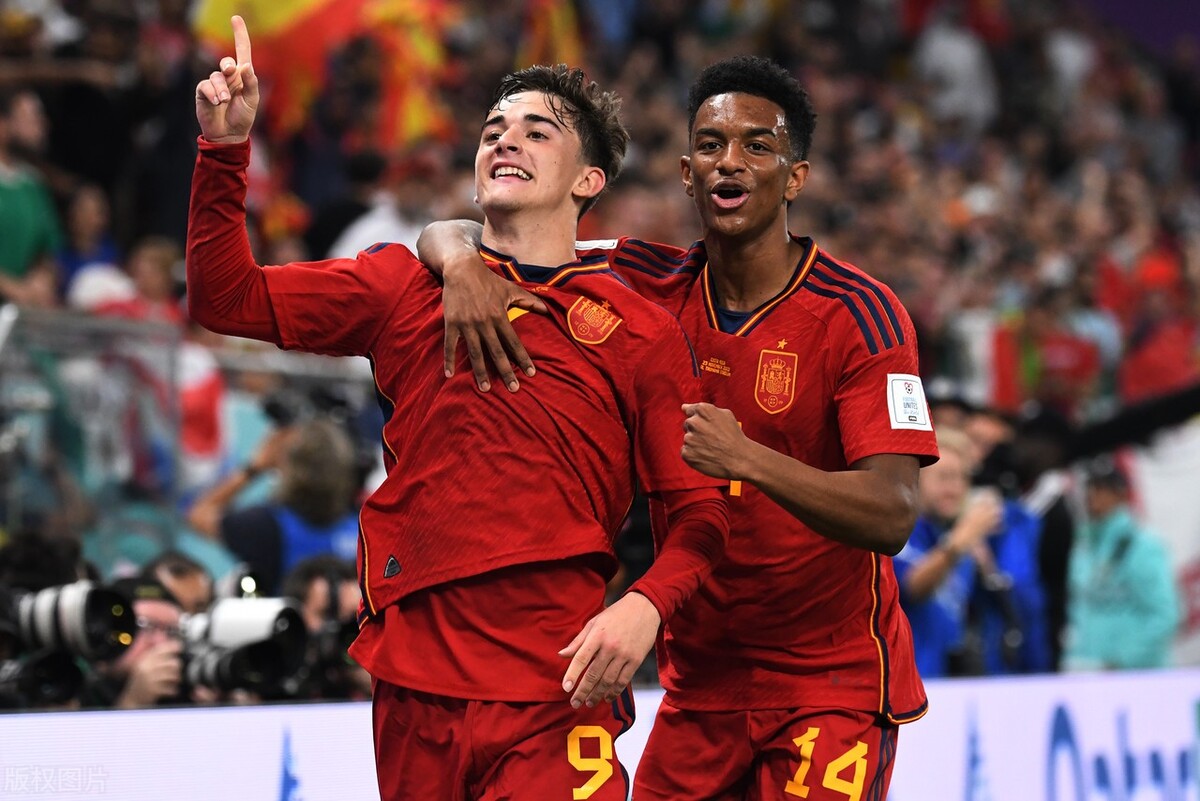 赢了世界杯最年轻的球员（加维一纪录追平梅西仅逊贝利 当选全场最佳 谢晖：世界杯踢成训练赛）