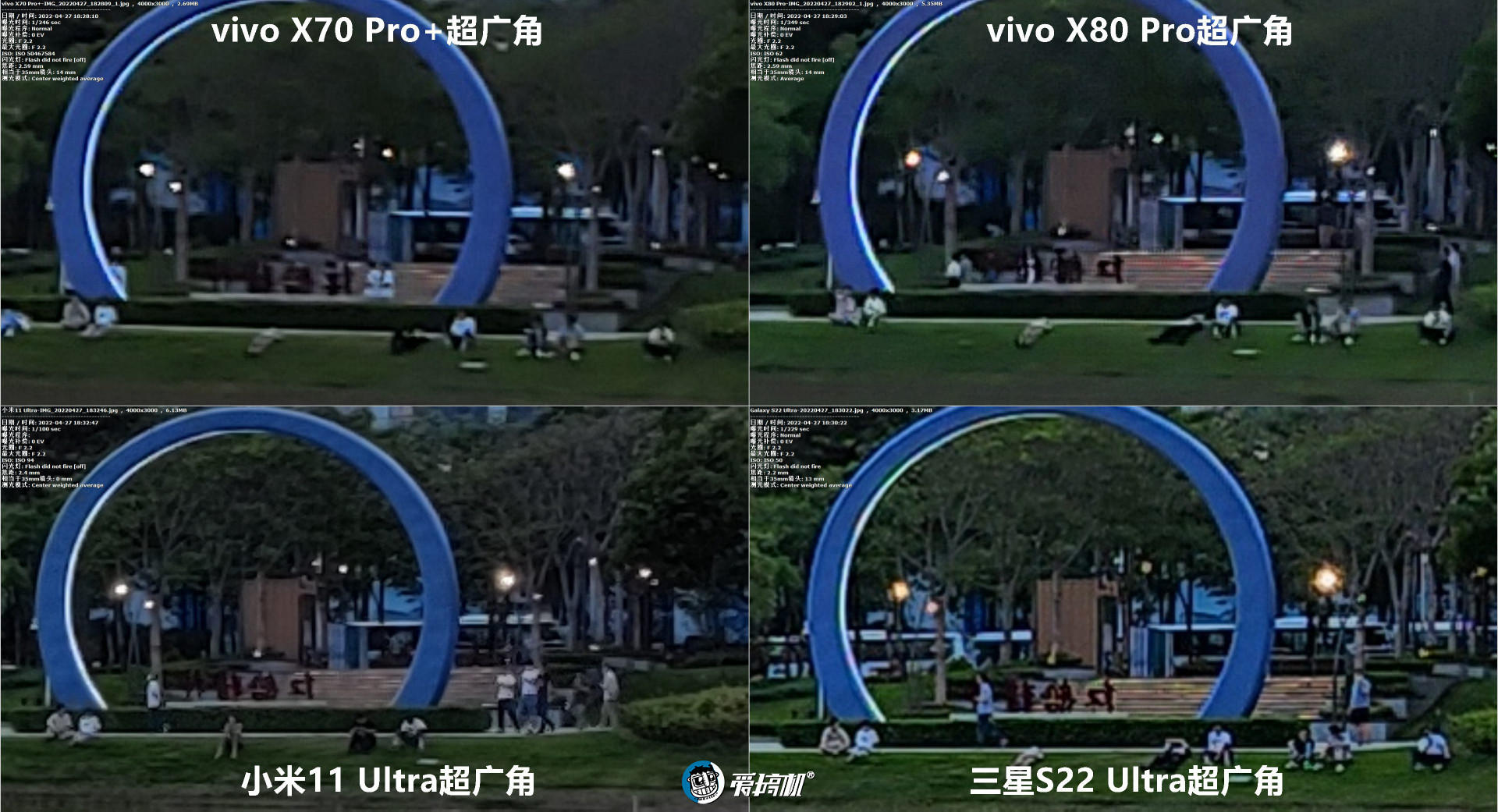 旗舰拍照PK：vivo X80Pro对X70Pro+、三星S22Ultra、小米11Ultra