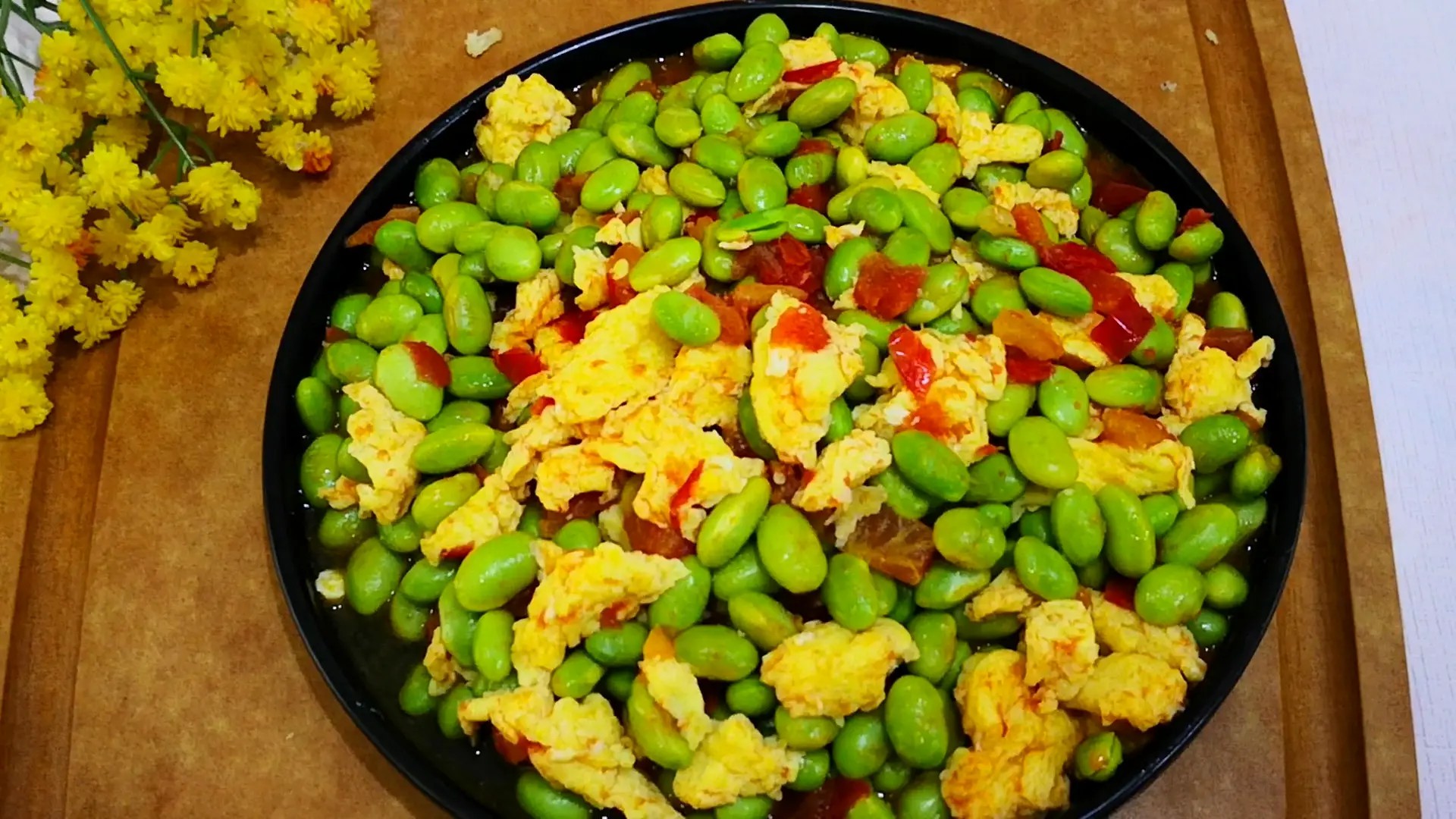 图片[5]-【毛豆炒鸡蛋】做法步骤图 美味下饭 孩子都抢着吃-起舞食谱网