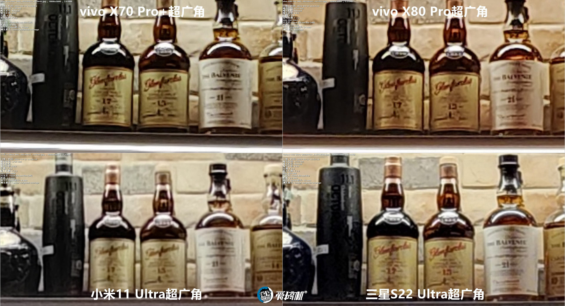 旗舰拍照PK：vivo X80Pro对X70Pro+、三星S22Ultra、小米11Ultra
