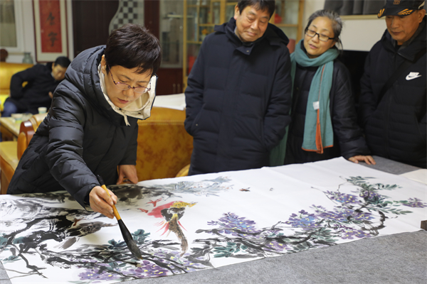 北京永萩书画艺术院“翰墨飘香迎新春”书画笔会在京举行
