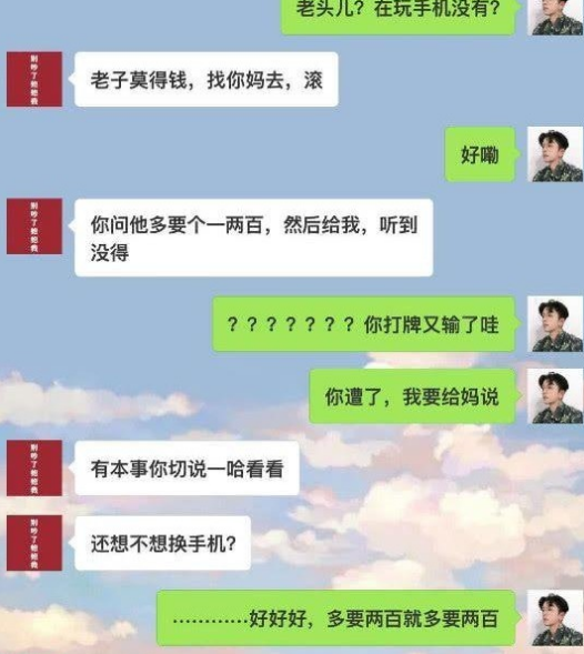 男大学生和父母的“聊天记录”走红，上演一部宫斗剧，画面感十足